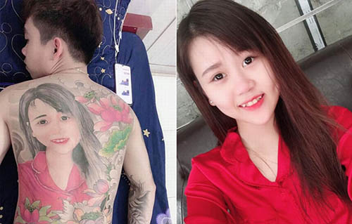 Chàng trai chịu đau 24 tiếng xăm hình bạn gái kín lưng giờ ra sao?