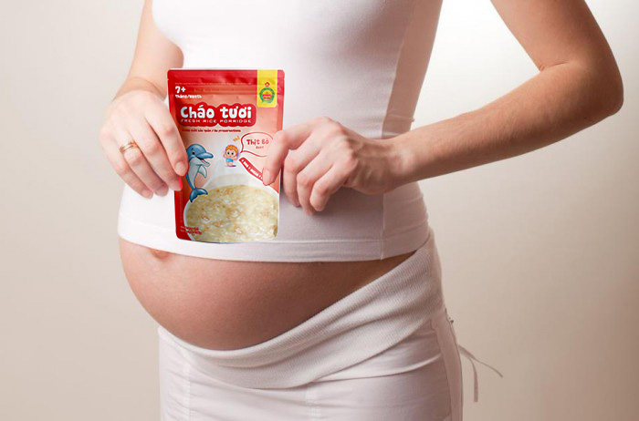Cháo tươi thịt bò cây thị, món cháo dinh dưỡng tốt cho mẹ bầu và em bé