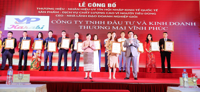 “Top 10 Sản phẩm – Dịch vụ chất lượng cao vì người tiêu dùng” vinh danh công ty Vĩnh Phúc