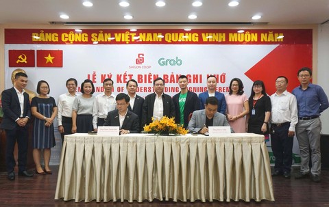 Saigon Co.op và Grab ký thỏa thuận hợp tác chiến lược