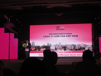 Sơn TOA ra mắt sơn nước ngoại thất cao cấp