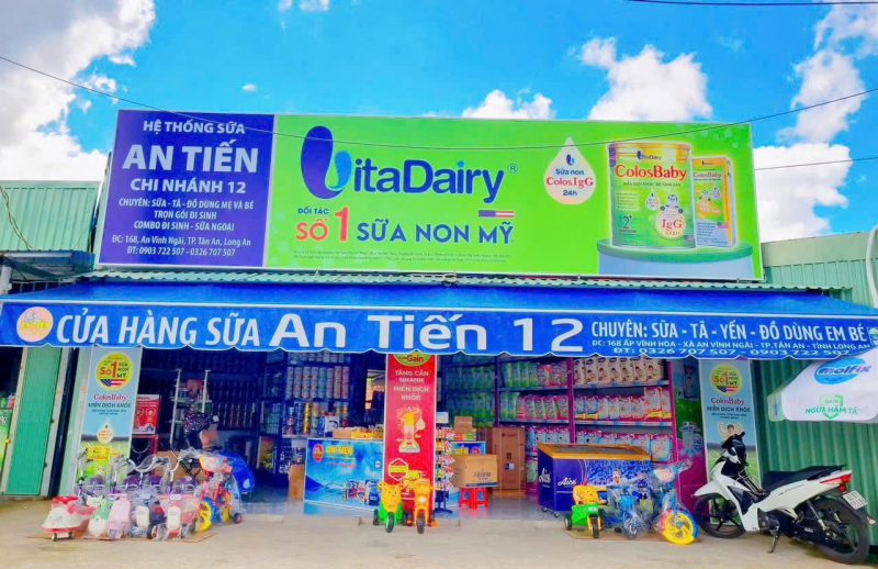 Hệ Thống Sữa An Tiến ghi dấu bằng thành tựu