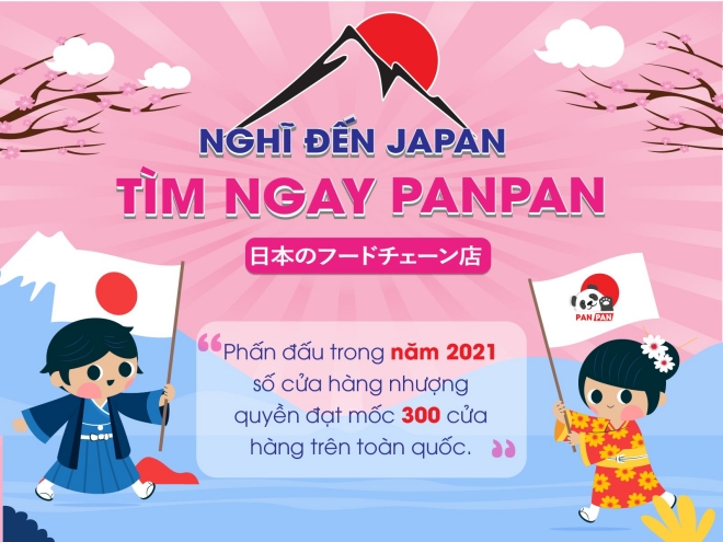 Nhượng quyền kinh doanh cùng chuỗi cửa hàng Nhật PANPAN