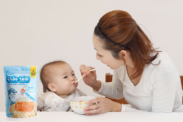 Con khỏe mạnh, thông minh khi thường xuyên ăn Cháo tươi cá hồi Cây Thị
