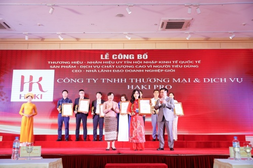 Haki - Thương hiệu, Nhãn hiệu uy tín hội nhập kinh tế quốc tế