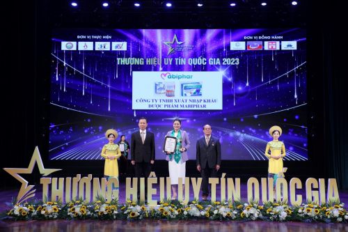 Thương hiệu dược phẩm MABIPHAR lọt Top 10 Thương hiệu uy tín quốc gia 2023