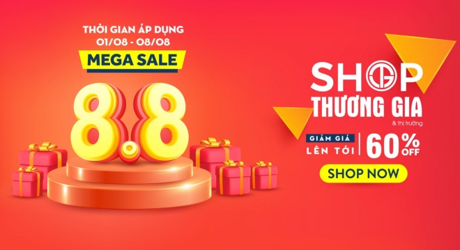 Mua sắm tại Shop Thương gia & Thị trường nhận ngay ưu đãi