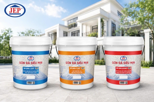 Sơn đá siêu mịn JEP và lợi thế từ cấu tạo hai thành phần