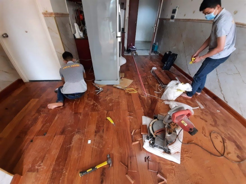 Nội thất Toàn Thắng - Đơn vị cung cấp và lắp đặt sàn gỗ Gõ đỏ Nam Phi