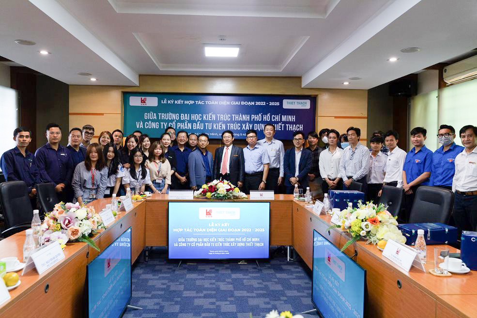 THIET THACH Group ký kết hợp tác cùng Trường Đại Học Kiến Trúc TP.HCM vì mục tiêu chung