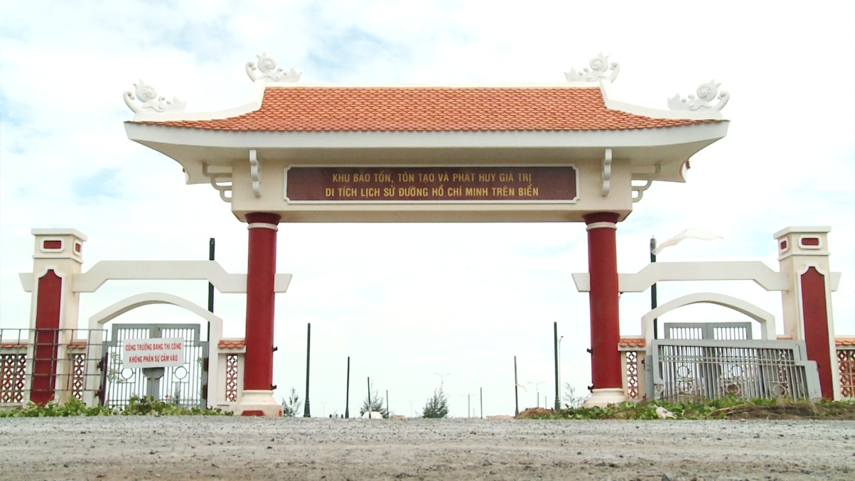 Khu bảo tồn, tôn tạo và phát huy giá trị di tích lịch sử đường Hồ Chí Minh trên biển - Ảnh: Chu Phương