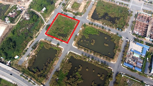 Lô đất 3-9 tại Khu đô thị mới Thủ Thiêm mà Công ty Bình Minh trúng đấu giá.