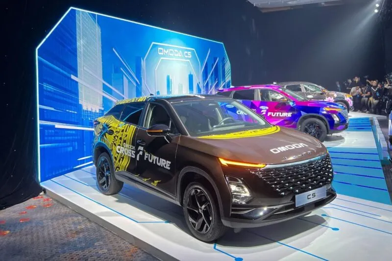 Chiếc Skoda Kushaq được trưng bày tại Triển lãm Ô tô Việt Nam 2024
