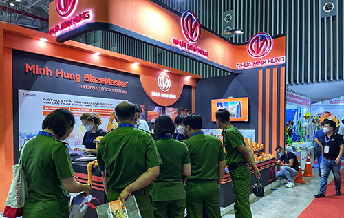 Minh Hùng Blaze Master – Ống nhựa dùng trong hệ thống chữa cháy tự động xuất hiện tại hội chợ Secutech 2022