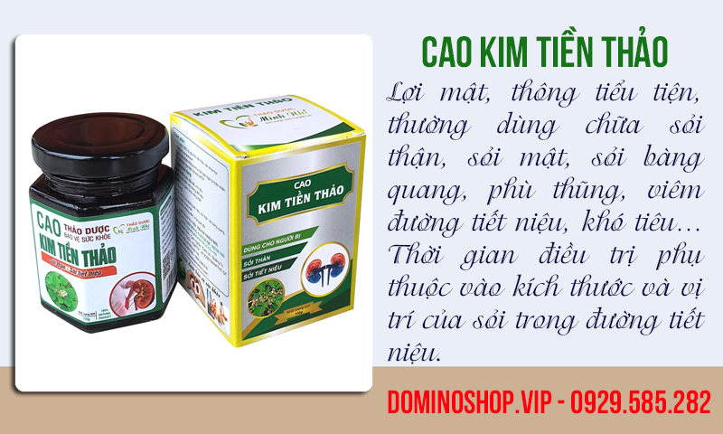 Hiện nay trên thị trường đã có cao kim tiền thảo rất tiện dụng