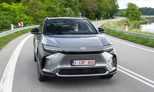 Xe điện Toyota bZ4X ở châu Âu. Ảnh: Toyota