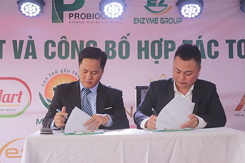 Công ty cổ phần Probiocare ký hết hợp tác toàn diện với Công ty cổ phần OCOP Mart và Hợp tác xã OCOP Hoàn Cầu