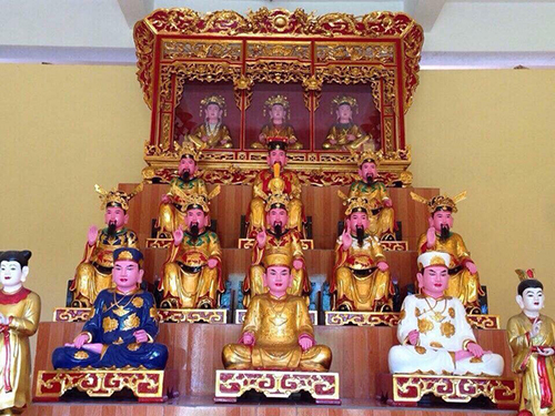 tứ phủ thờ những vị thần nào