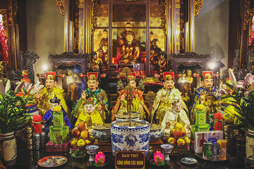 tứ phủ thờ những vị thần nào
