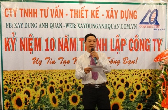Công ty xây dựng Anh Quân kỷ niệm 10 năm thành lập