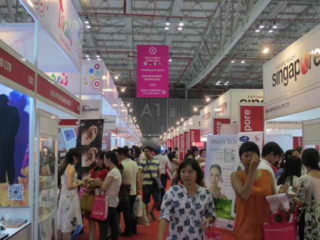 Cosmobeauté, triển lãm thương mại quốc tế, Trung tâm triển lãm Sài gòn, doanh nghiệp, cầu nối giao thương, Mỹ phẩm, Làm đẹp, Chăm sóc tóc, Spa, triển lãm thương mại chuyên ngành